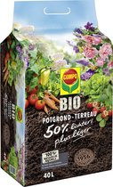 COMPO Bio Universele Potgrond - verrijkt met 5 weken meststof - praktische hersluitbare verpakking met handvat - zak 40 L