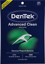 DenTek Triple Clean - Geavanceerde Clean Floss-picks - geen pauze en geen versnippering - 150 stuks