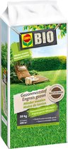 COMPO Lawn Fertilizer Less Mowing - 100% naturel - avec des bactéries - nourrit la pelouse pendant 100 jours - pelouse facile d'entretien - sac 20 kg (400 m²)