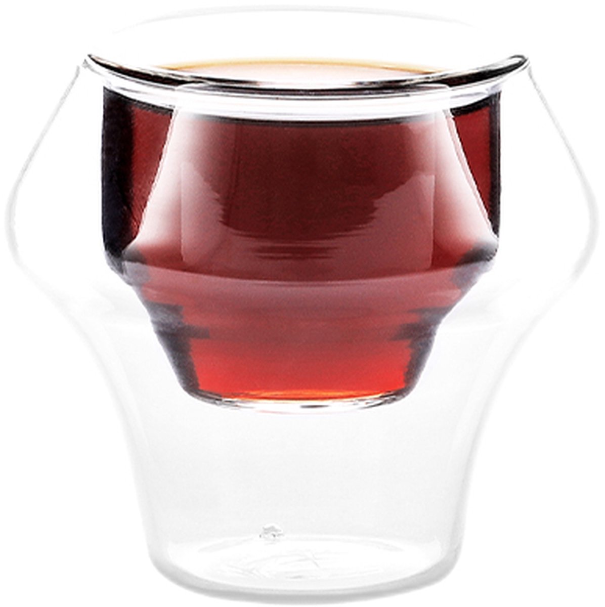 MHW-3BOMBER espressokopje - dubbelwandige borosilicaatglas - thermisch bestendig - 60ml