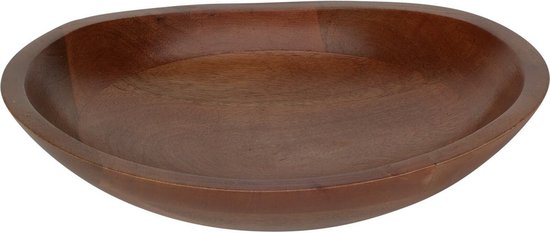 Houten Schaal van Mangohout - Uniek en Decoratief