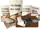 Killerbody Afval Starterspakket - Maaltijdshake & Fatburner - Vanilla & Orange & Chocolate Brownie - 1200 gr