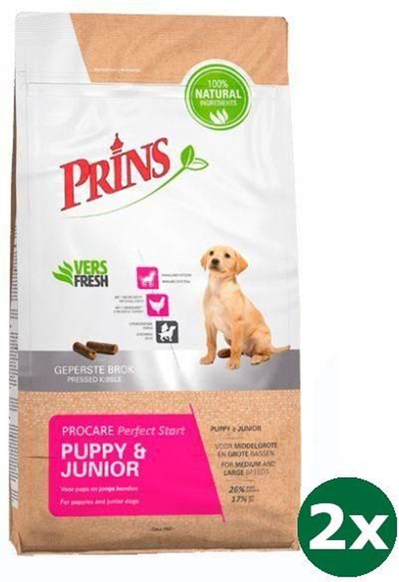 2x01_3 kg Prins procare puppy/junior hondenvoer