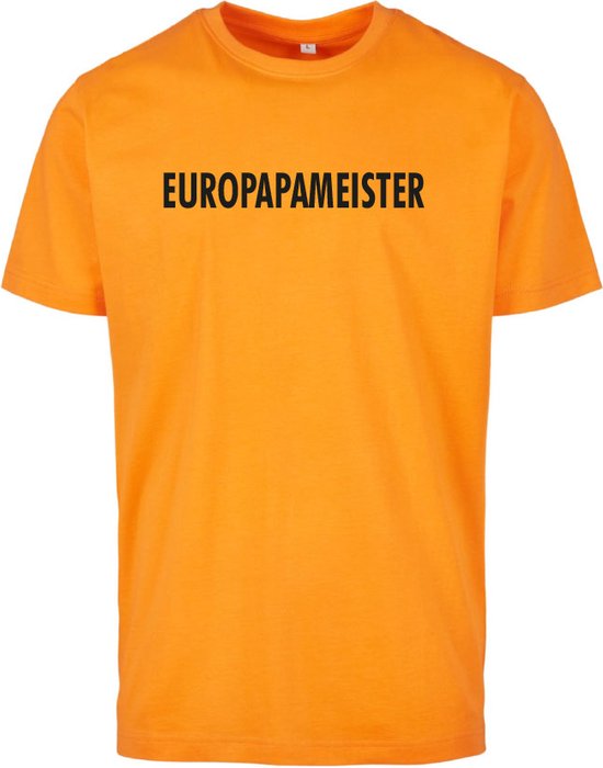 EK t-shirt oranje S - Europapameister - soBAD. | EK 2024 | Unisex | T-shirt dames | T-shirt heren | Voetbal