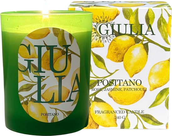 Giulia Collections geurkaars (240 g) - Positano Limited Edition - Floraal