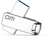 LUXWALLET DataStorm – USB 2.0 FlashDrive – 16GB - Ingebouwde Beveiliging – USB Stick – Sleutelhanger Design - Metalen Behuizing - Zilver
