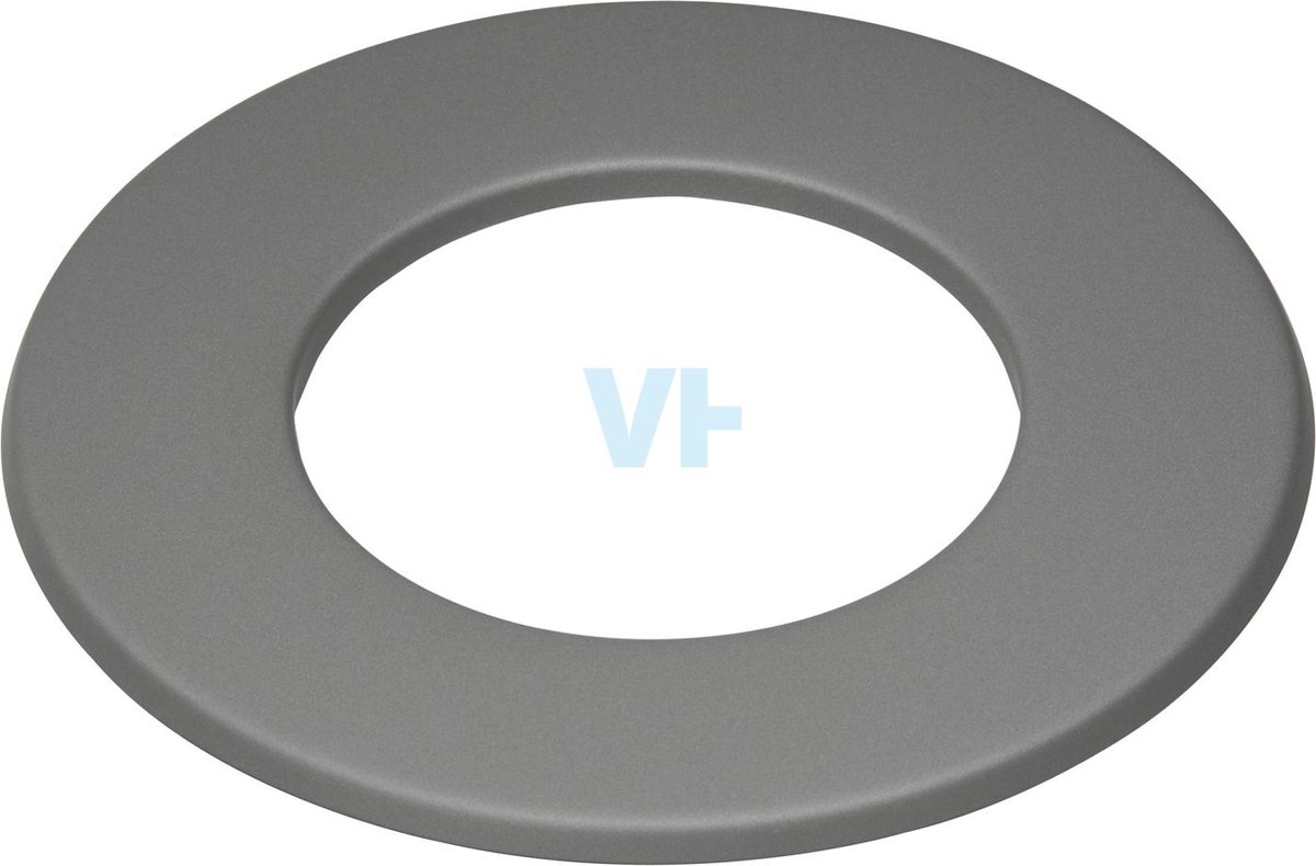 Rozet 5 Cm Antraciet Staal 2mm Ø150 (155) mm