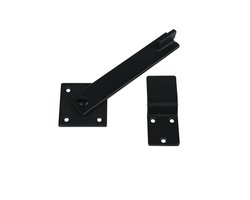 Wovar Overslaggrendel Zwart 155 mm | Per Stuk