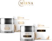 MirnaSkincare Bundle - Goud 24K - Crème de jour et crème de nuit - Crème visage naturelle - Collagène et rétinol - SPF30 - Eid-ul-Fitr - Cadeau