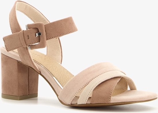 Nova dames sandalen met hak roze - Maat 40