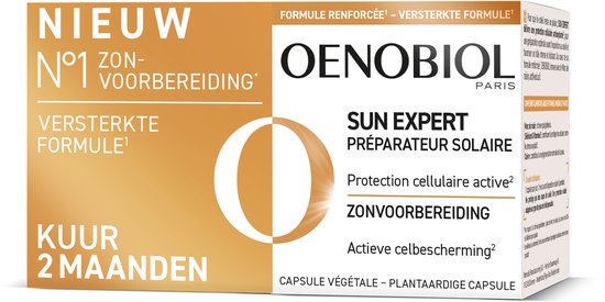 OENOBIOL Sun Expert 2x30 Bruinings Capsules - Bruiningsversneller - Bruinen zonder zon - 2x30 caps