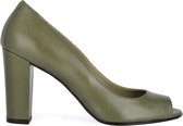 Noë Shoes Nicoline Peeptoe Army 37