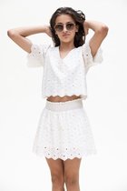 LOOXS 10sixteen 2413-5783-003 Meisjes Rok - Maat 152 - Gebroken Wit van 100% Cotton