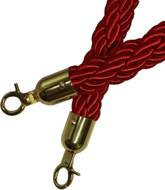 Vip/Afzetpaal koord rope rood - Vip Koord - Vip palen koord - Afzet ...