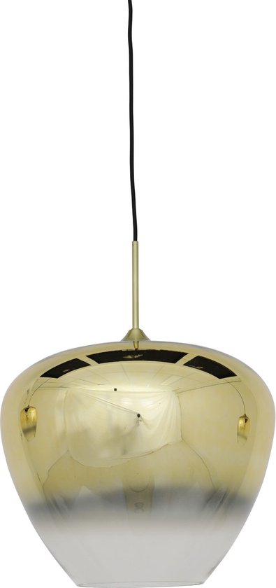 Light & Living Hanglamp Mayson - Glas Goud - Ø40cm - Modern - Hanglampen Eetkamer, Slaapkamer, Woonkamer