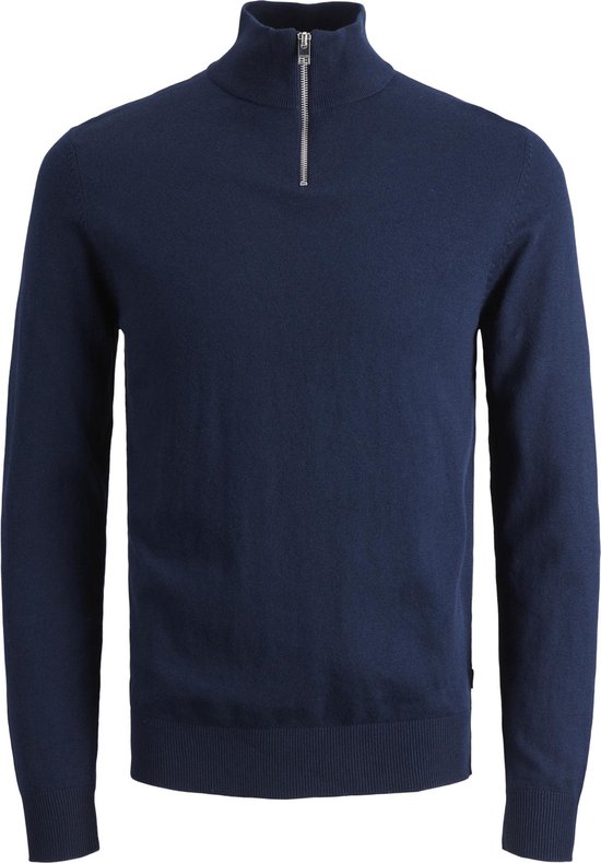 JACK&JONES JJEEMIL KNIT HALF ZIP NOOS Heren Trui - Maat M