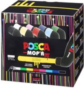 Posca Mop'R - marqueur peinture xxl - 3-19mm - set de 8 couleurs
