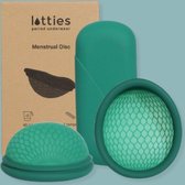 Menstruatiedisc Lotties Period - Maat M - 100% medische siliconen - Ook te gebruiken met een spiraal - De herbruikbare menstruatie disc is een duurzaam alternatief voor tampons.