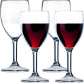 5x Arcoroc Outdoor Perfect verre à vin SAN plastique dur 300 ml - Verres de camping / pique-nique incassables