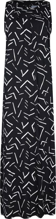 Robe de plage Pastunette femme - noir/blanc avec imprimé - 16241-262-1/999 - taille 50