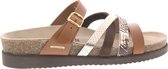 Dames Slippers Mephisto Huleda Camel Bruin - Maat 39