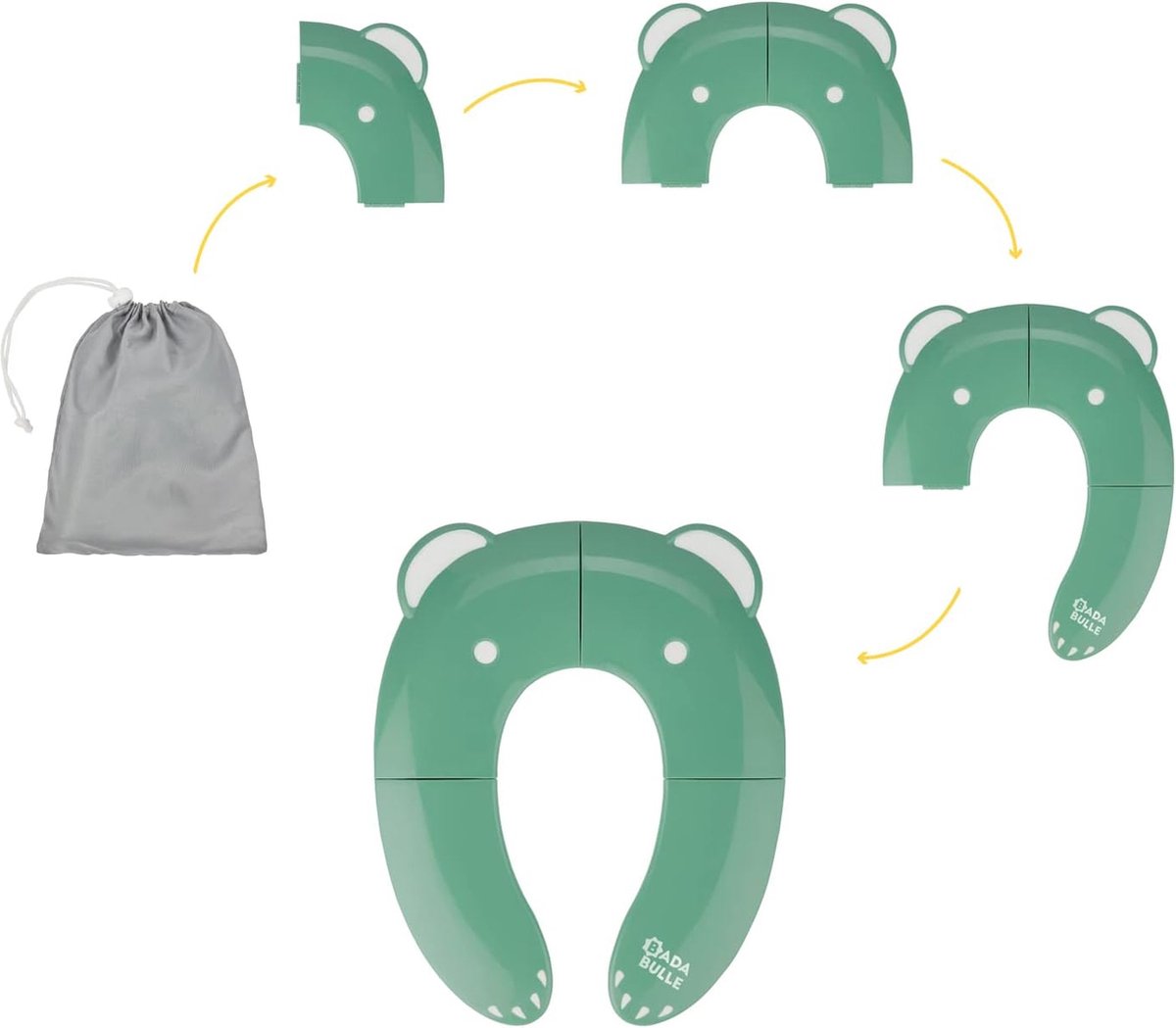 Toiletbril voor kinderen, toilettraining, toilettrainer, wc-bril, babytoiletbril voor kleine kinderen, geschikt voor ronde en ovale toiletten