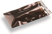 Folie Enveloppen DL - 108x220 mm - Bruin transparant - 100 stuks