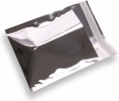 Folie Enveloppen - 120x120 mm - Zilver - 100 stuks