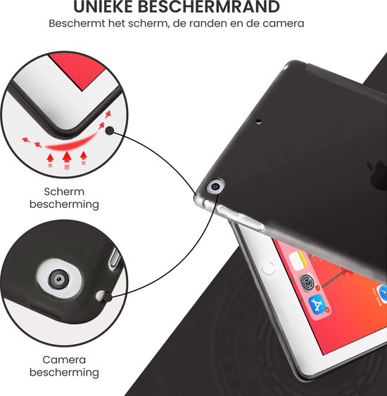 4UBonLife Case voor iPad 5e/6e generatie Case 9,7 inch 2018/2017, Schokbestendig Slanke