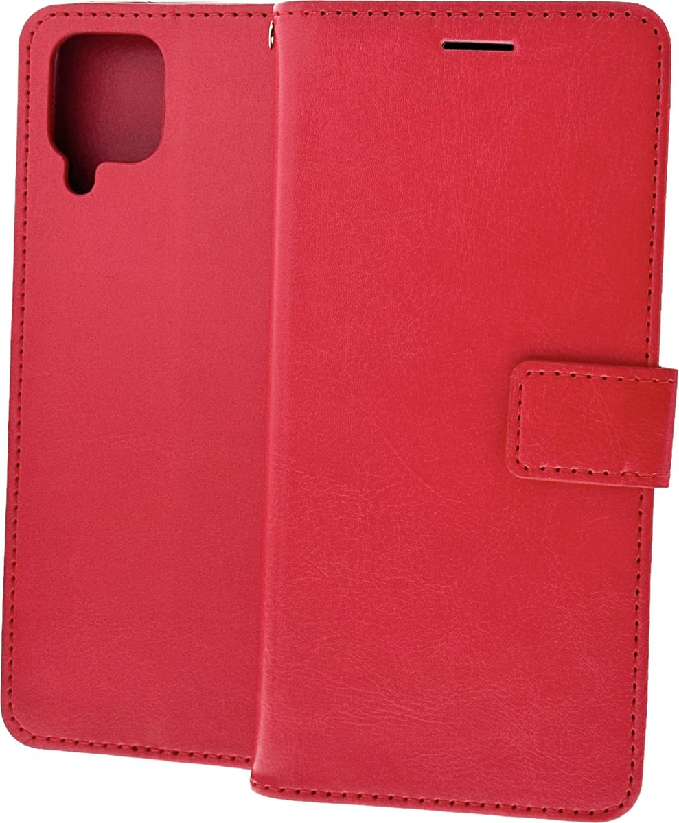 Bookcase Geschikt voor: Samsung Galaxy A42 5G - Rood - Portemonnee hoesje