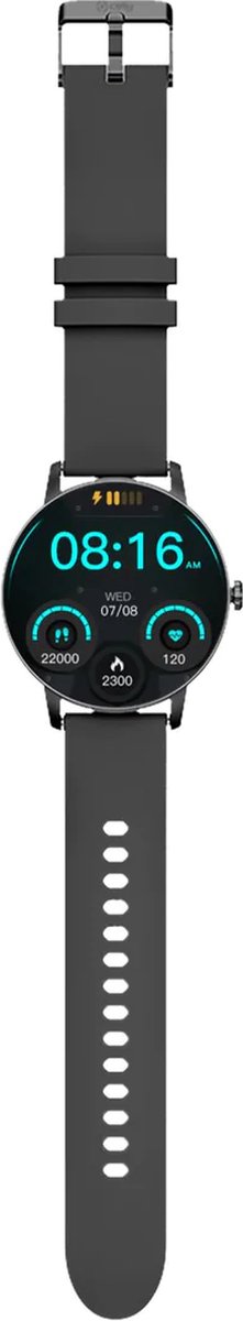 Smartwatch Montre ConnectÃ©e Hybride Charter Hr En Cuir Noir