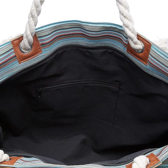 Canvas tote bag large pockets - België