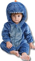 Dinosaurus Dieren Onesie voor Peuter & Kleuter: Zachte Flanel Jumpsuit, Pyjama & Romper - Veilig & Comfortabel voor Kinderen 2 tot 4 jaar