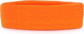 Hoofdband - Zweetband hoofd - Zweetbanden - Koningsdag accessoires - Katoen - Fluor oranje