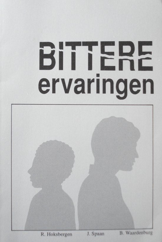 Bittere ervaringen - cover