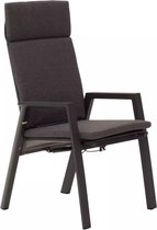 Frazer dining chair aluminium-textilene zwart