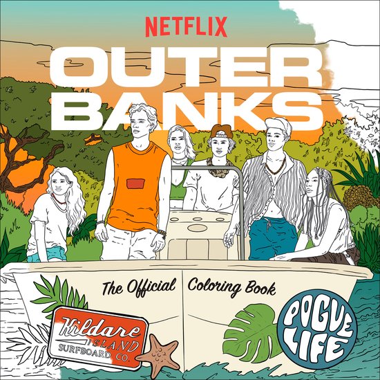 Outer Banks: The Official Coloring Book - cover
