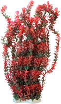 Décoration d'aquarium Nobleza - Plantes pour aquarium - plastique - 65 cm - Rouge vert