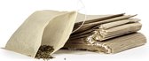Ecorare® - Theezakjes voor losse thee - Lege theezakjes - 100 stuks - 7x8 cm - papier