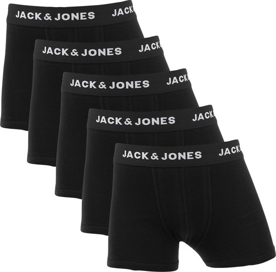 JACK&JONES JUNIOR JACHUEY TRUNKS 5 PACK NOOS JNR Sous-vêtements Garçons - Taille 176