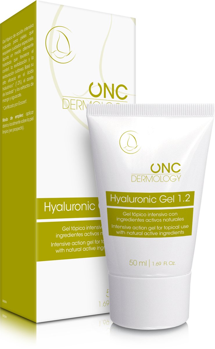 Tegor, ONC-Dermology, Hyaluronic gel 1,2 50ml, speciaal voor bijeffecten bij chemotherapie, operaties en herstel beschadigde huid.