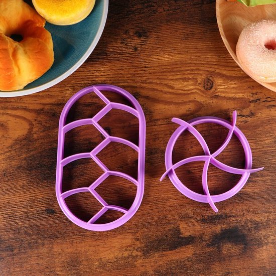Set Van 6 Flexibele Deegschrapers Van Kunststof - Ideaal Voor Het Snijden En Schrapen Van Deeg Antislip Deegkaarten Voor Gebak Pizza Brood En Cake