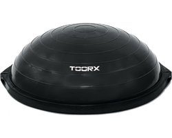 Toorx Fitness ball - balans trainer Evo - 63 cm - Fitness - Balance Board - Balansbord - Halve Yoga Ball - Pilates - Balansbal - Stabiliteitstraining - Oefenbalstoel - Full Body - Kleur: Zwart