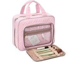 Luxe Make-up Tas - Toilettas - Reistas - Beauty case - Cosmetica tas - Cosmetica Accessoires Organiser - Handige Toilettas - Make Up Tasje - Make Up Koffer - Beautycase - Make Up Tas Organizer - Make Up Etui - handtas
