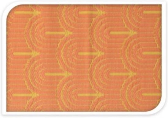 Home & Styling Buitentapijt/Vloerkleed 70x180cm - Oranje Boog