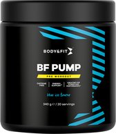 Body & Fit BF Pump Preworkout - Pre Workout Zonder Caffeine - Creatine - Bèta Alanine - Blue Ice