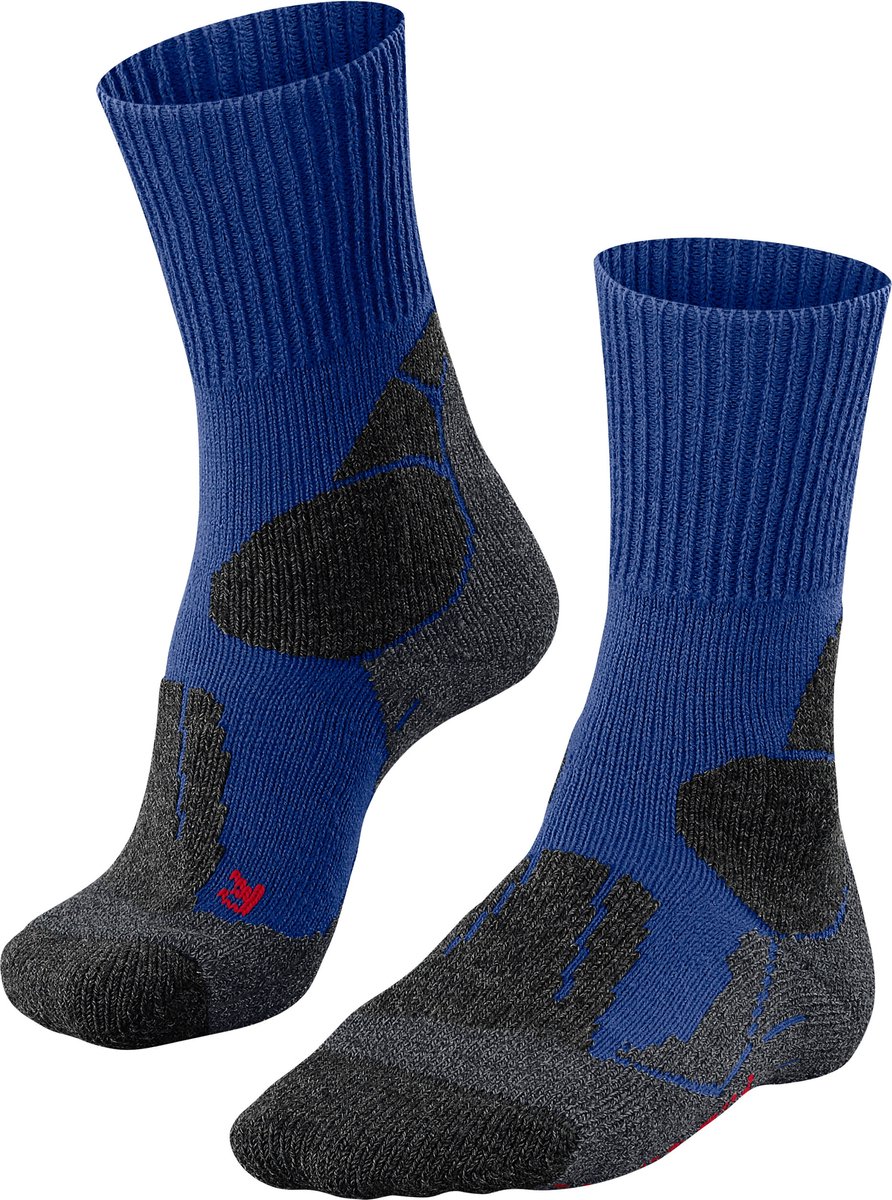 FALKE TK1 Wandelsokken anti blaren maximale padding merinowol sportsokken heren Blauw