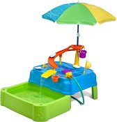 Watertafel - Zandtafel - Speeltafel voor Kinderen - Activiteiten Tafel voor Baby en Kinderen - Met Parasol