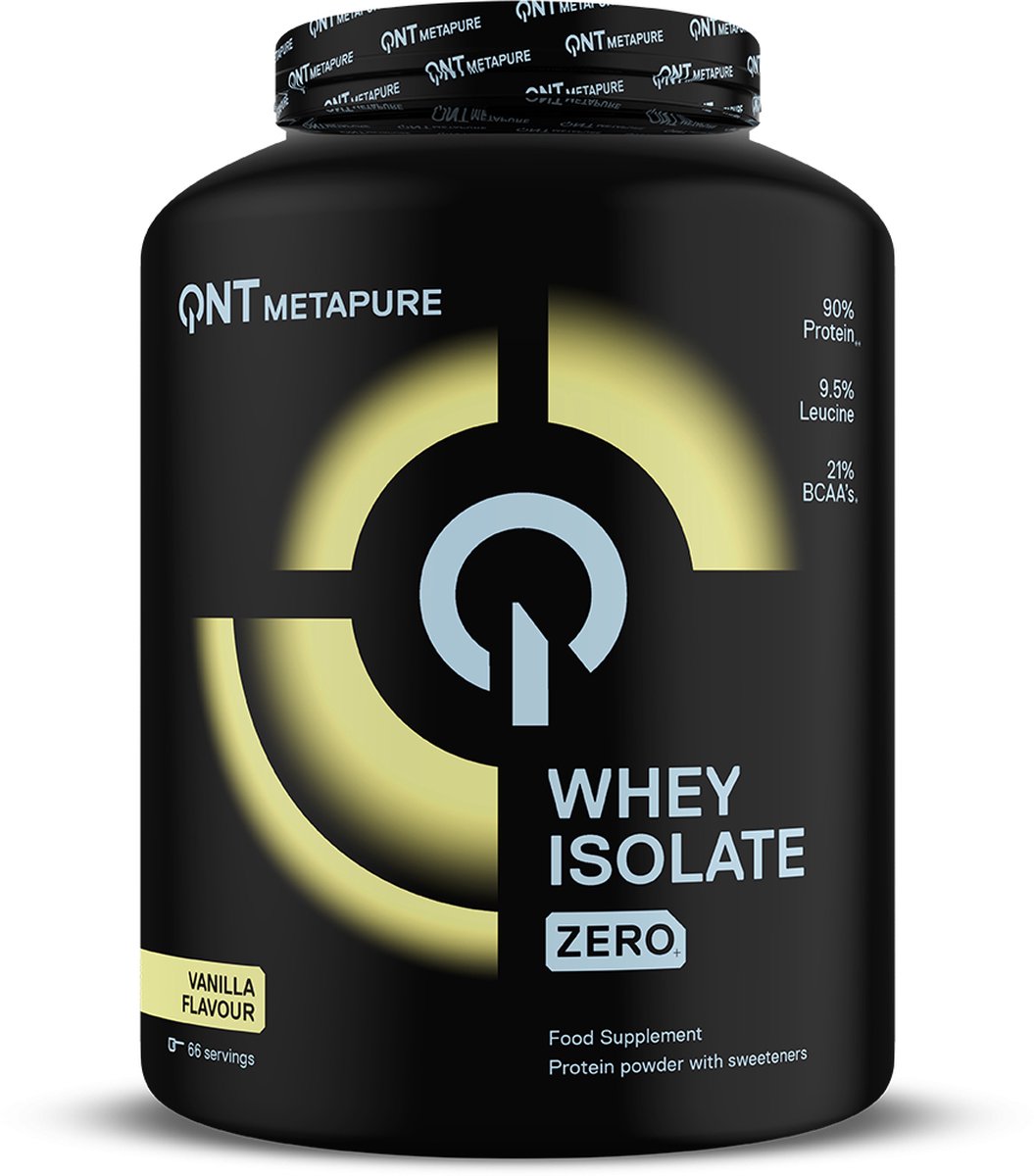 Goedkoopste QNT Metapure Whey Protein Isolate 2kg Vanilla