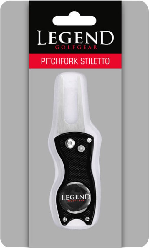 Legend Stiletto Pitchfork Met Golfbal Marker - Zwart van Merkloos — afbeelding 4